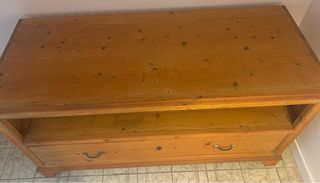 Mueble TV madera antiguo