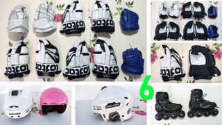 Lote enorme y muy completo de hockey sobre patines