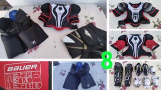 Lote enorme y muy completo de hockey sobre patines