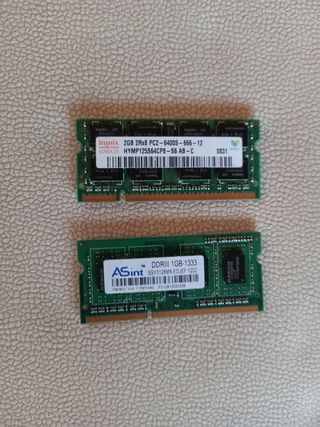 RAM Hynix 2GB + ASint 1GB DDR3