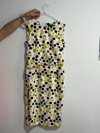 Vestido midi estampado