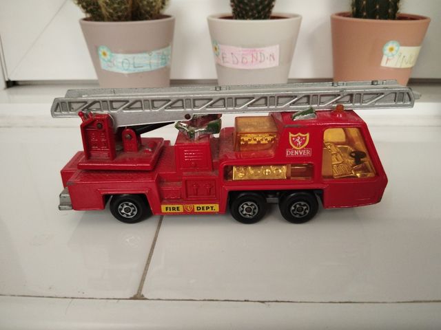 Camión de bomberos Matchbox SuperKings K9 vintage