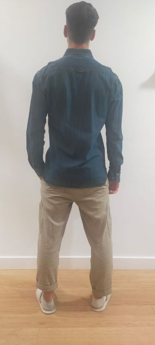 Camisa vaquera azul