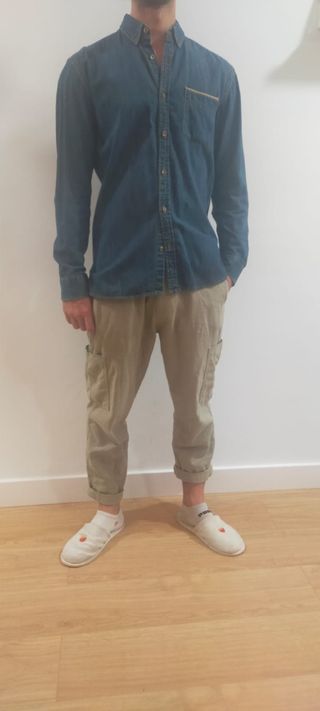 Camisa vaquera azul