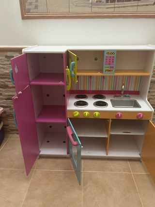 Cocinita juguete madera infantil