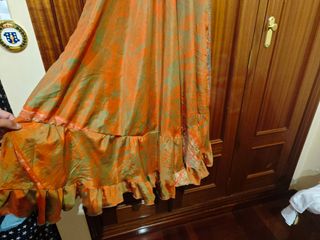 Vestido largo multicolor