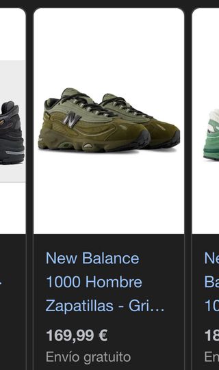 New Balance 1000 Cordura - Verde