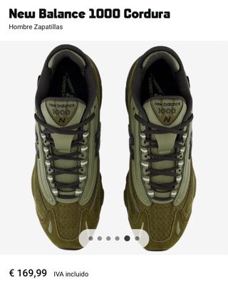 New Balance 1000 Cordura - Verde