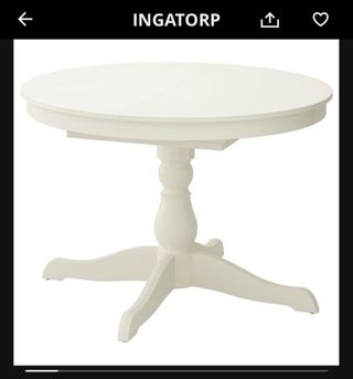 Cristal mesa INGATORP IKEA Ø