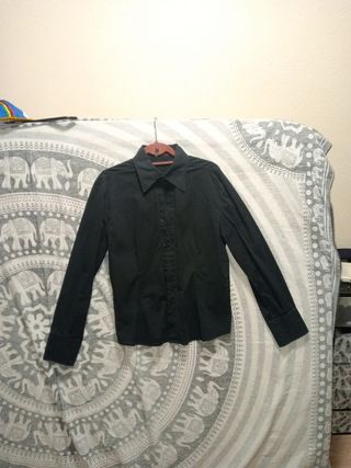 Camisa Tempo negra talla S