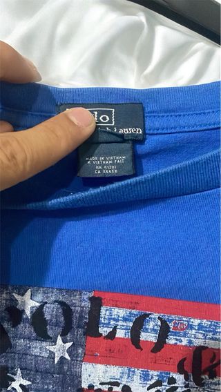 T-Shirt Polo Ralph Lauren blu,Taglia Xl(Calza L)