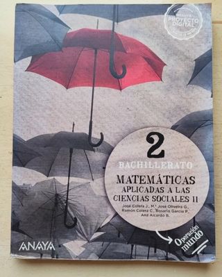 Matemáticas aplicadas a las Ciencias Sociales II.