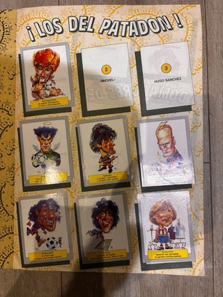 Álbum cromos “Karikatas” años 80 (incompleto)