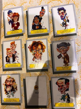 Álbum cromos “Karikatas” años 80 (incompleto)