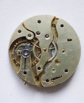 Maquinaria Reloj Art Nouveau Antigua
