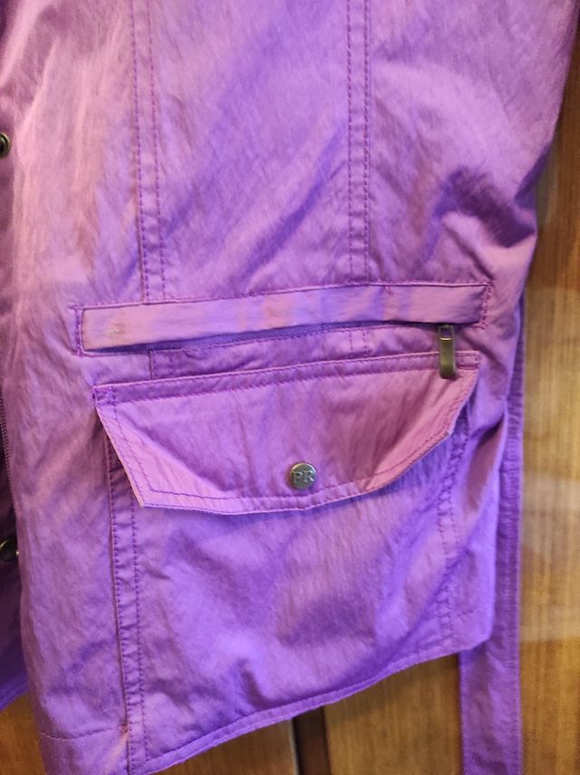 Parka mujer morada 6XL - 52