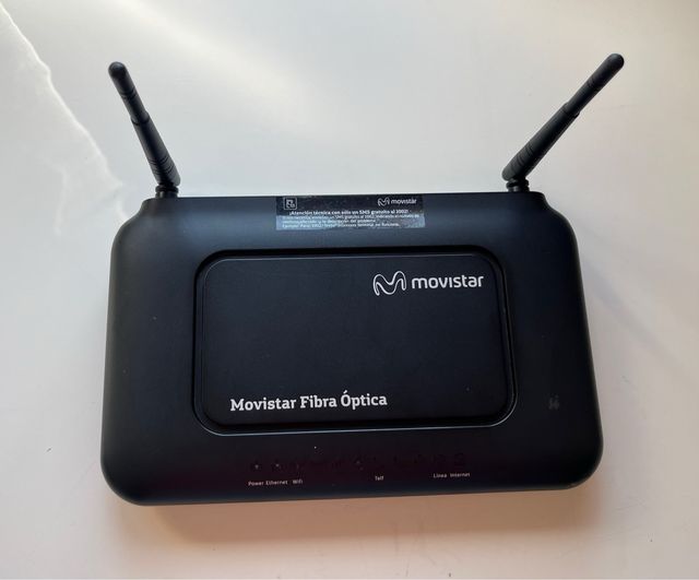 Router Movistar Fibra Óptica