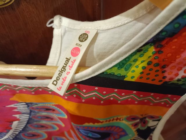 Conjunto Desigual multicolor niña 13-14