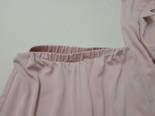 Conjunto pantalón y chaleco rosa