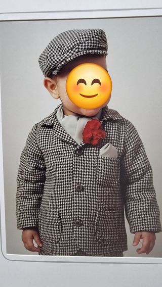 Traje caballero chulapo bebé 1 año