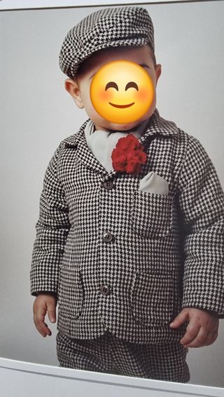 Traje caballero chulapo bebé 1 año