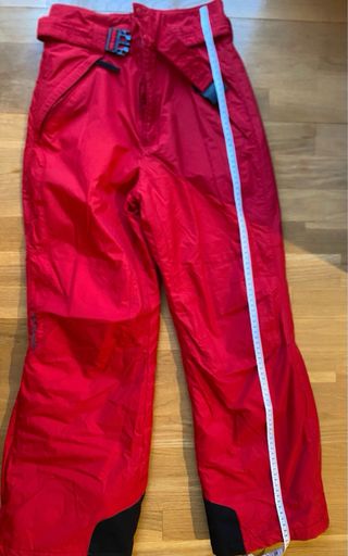 Pantalones esquí Columbia niño/-a 14-16 rojo