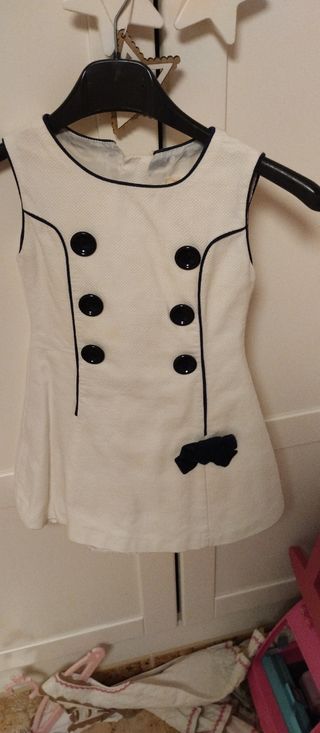 Vestido niña marinero talla 5