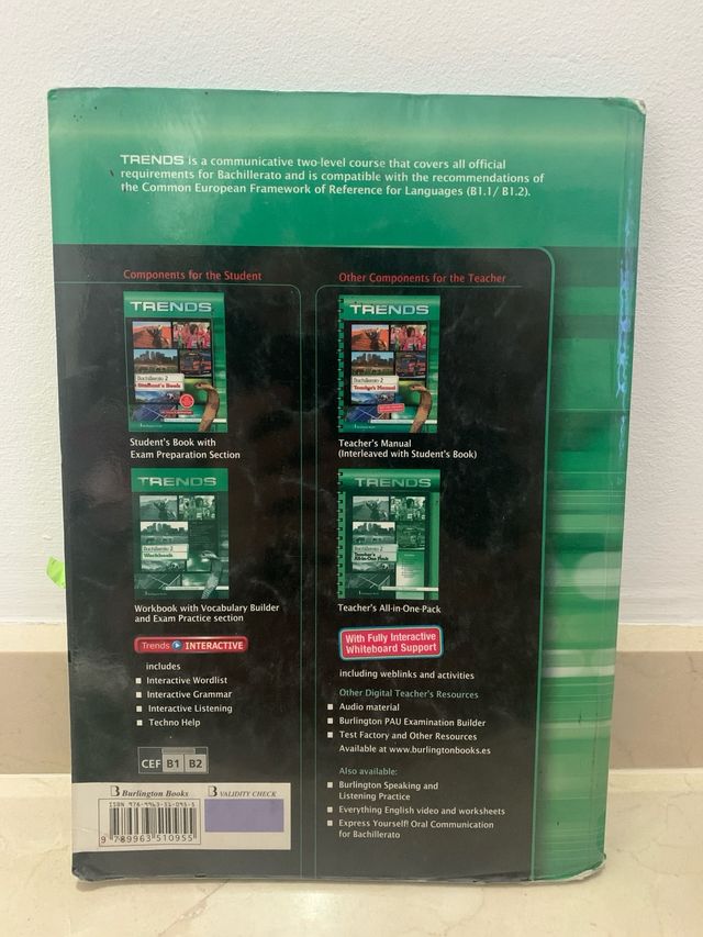 Libro de Inglés 2 Bachillerato con Workbook