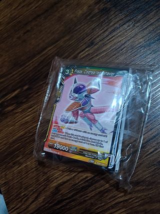 Lote de 28 cartas + tablero de papel de Dragon Bal