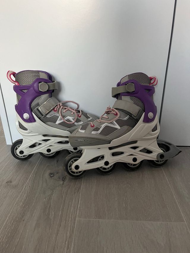 Patines en línea niña totalmente equipados