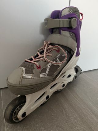 Patines en línea niña totalmente equipados 