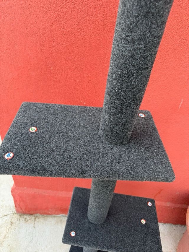 Rascador gato gris CatCraft 238-274cm Ajustable