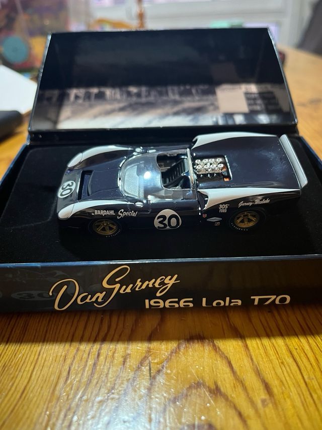 GMP 1:43 Dan Gurney Lola T70 1966 coche a escala