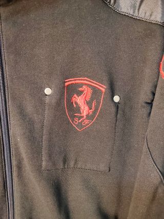 Chaqueta Ferrari negra