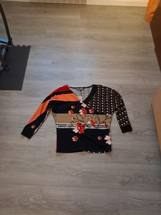 Jersey estampado flores - Talla S