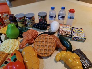 Juguete comida pirámide - más de 100 piezas