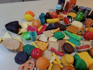 Juguete comida pirámide - más de 100 piezas