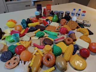 Juguete comida pirámide - más de 100 piezas