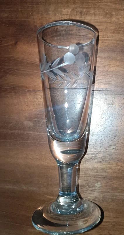 Copas vintage grabadas - 5 uds