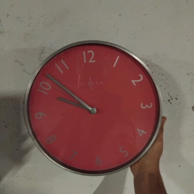 Reloj Pared color salmon - Fisura