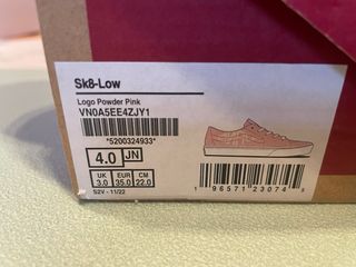 Zapatillas Vans rosa