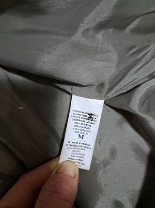 Chaqueta acolchada roja