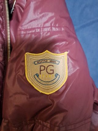 Chaqueta acolchada roja