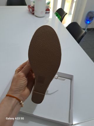 Espadrillas bianche e beige nuove