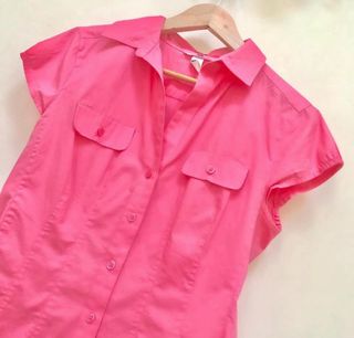 Camicia rosa H&M - tg.M con tasche