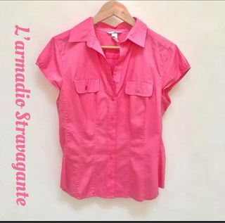 Camicia rosa H&M - tg.M con tasche