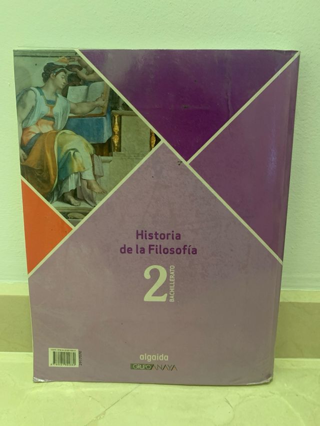 Libro Historia de la Filosofía 2º Bachillerato