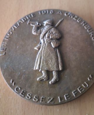  1 Medalla Armisticio 1918 IWW. 