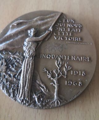  1 Medalla Armisticio 1918 IWW. 