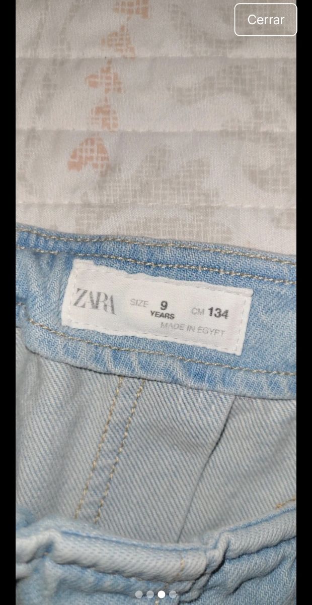 Falda vaquera Zara niña (8-9 años)